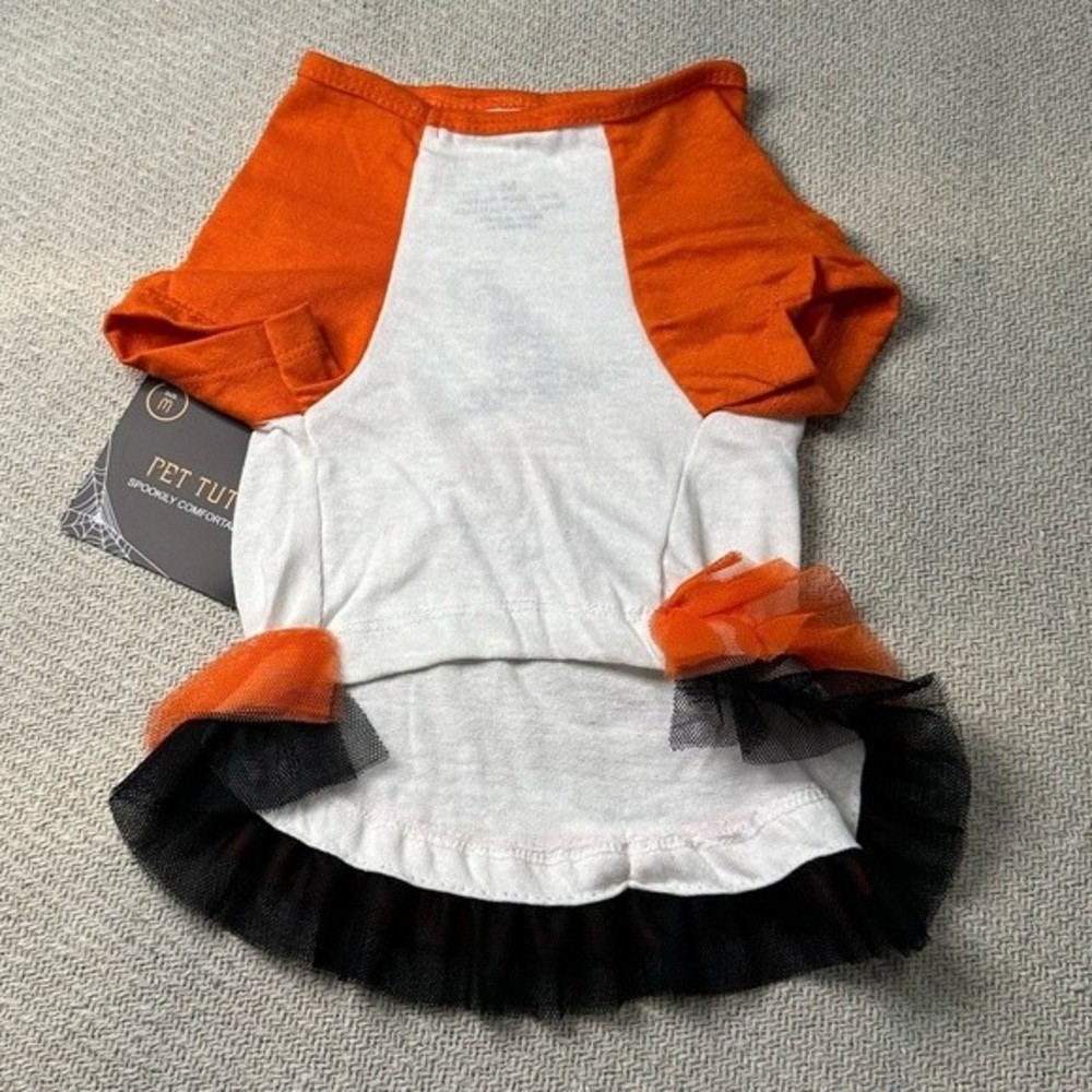 Little Witch Dog Pet Halloween Tutu Shirt Costume NWT - Picture 4 of 5
